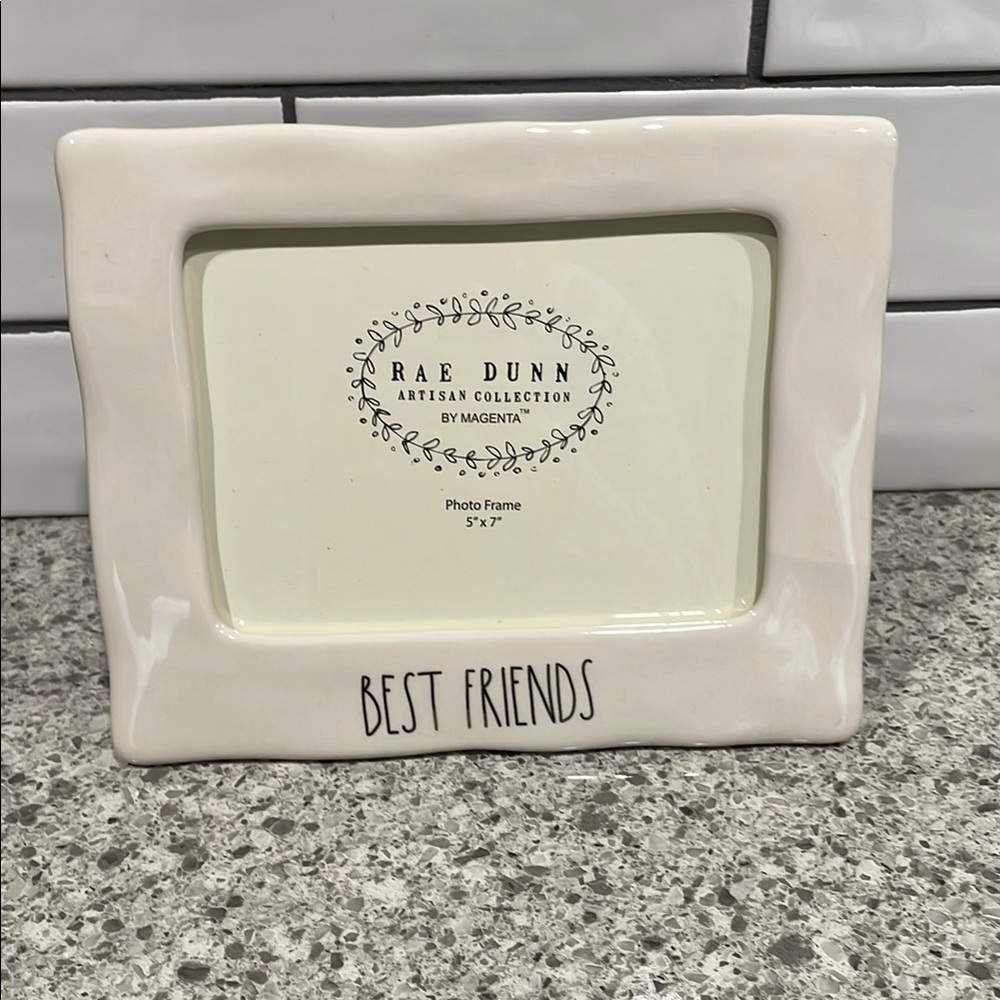COPY - Rae Dunn Cream Accented Picture Frame